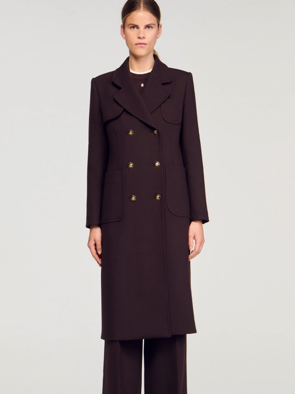 Steph Long Double Breasted Coat